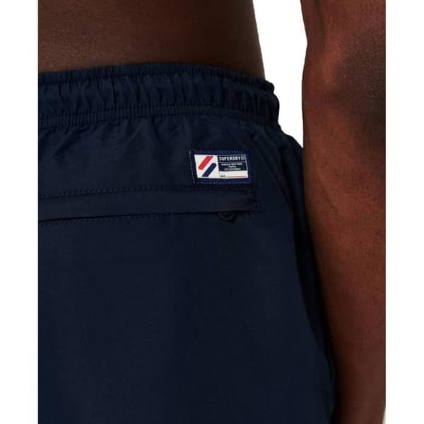 Baddräkt Herr - Superdry - enfärgad - Marin - Snabbtorkande - Vattenavvisande material