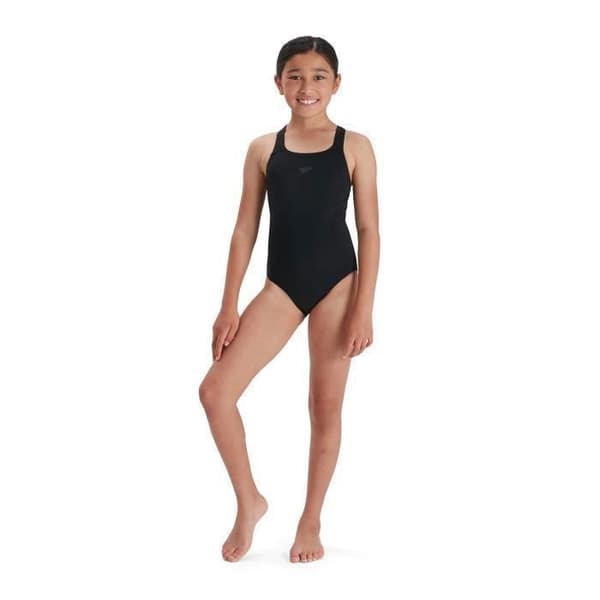 Baddräkt 1-delad - Speedo - Medalist - Svart - 4 år - Ekologiskt designad