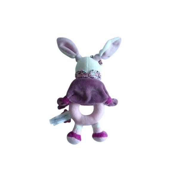 Cherry Rattle The Rabbit - DOUDOU ET COMPAGNIE - Generation Doudou Collection - Rosa - 19cm
