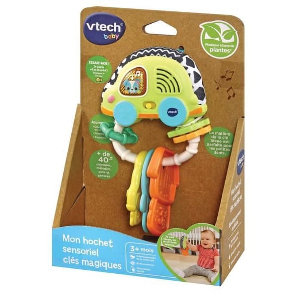 Vtech Baby - My Magic Key Sensory Hochet (Bioplast)