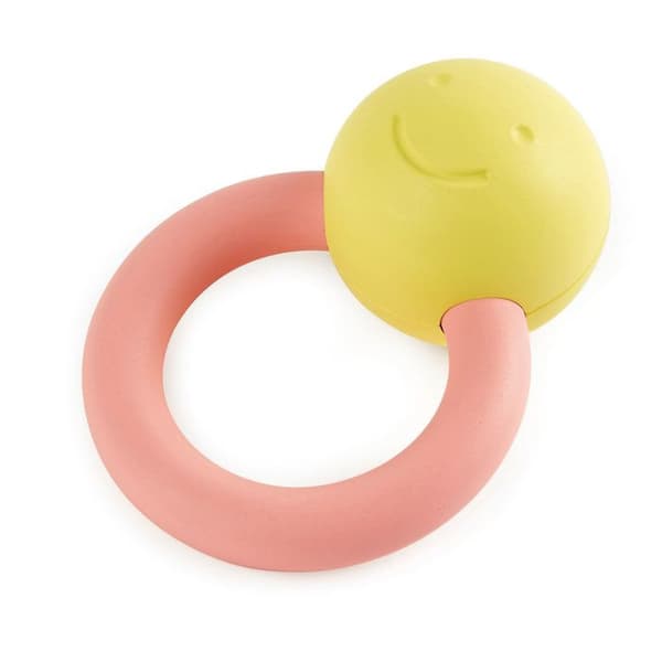 Barnleksak - HAPE - Skallring 10 cm - Trä - Gul