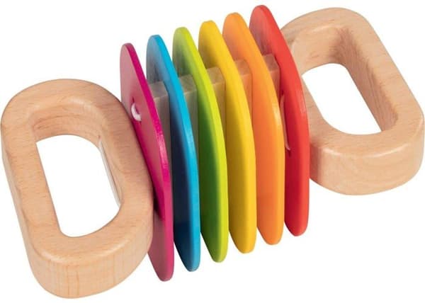 GOKI Premium träskaller CE/FR standard - Röd - Från 0 månader