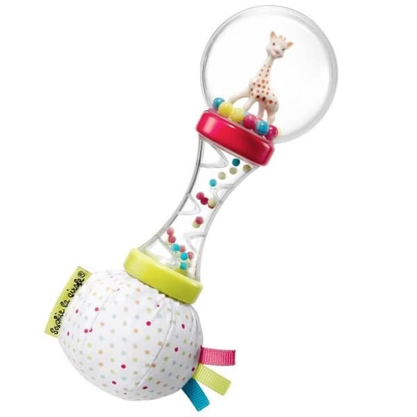 SOPHIE LA GIRAFE Dubbelmaterial Rattle 'Soft Maracas'