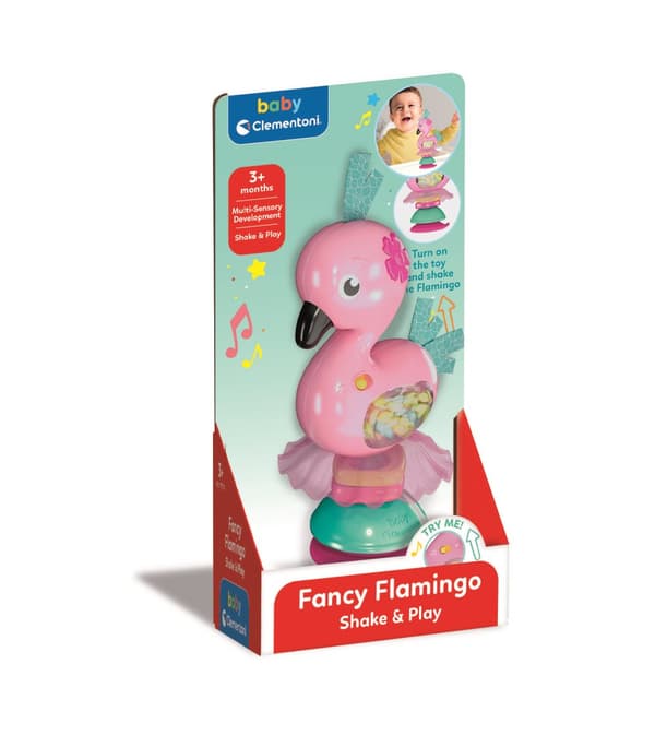 Elektronisk Skallra Flamingo Clememtoni