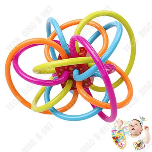 TD® Intellectual Development Rattle Toys Främjar interaktiva leksaker för utveckling av kognitiva intressen