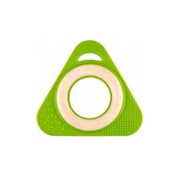 Little Big Things - Hochet Triangle Tri0+ grön - ELEMENTS FOR KIDS GMBH