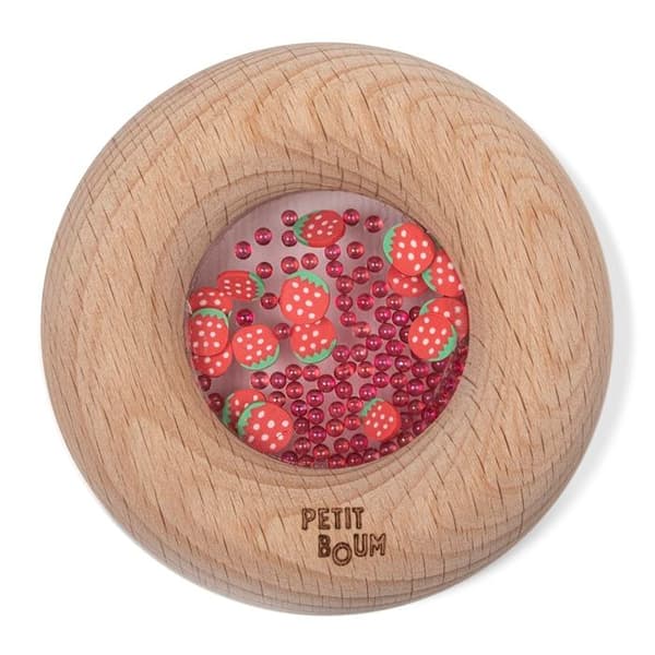 Petit Boum - Sensorisk donut Jordgubbar - COOL KIDS PROJECT