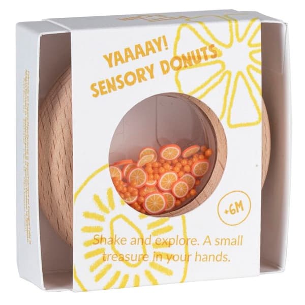 Petit Boum - Donut sensorisk Apelsiner - COOL KIDS PROJECT