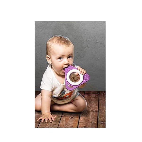 Little Big Things - Hochet Triangle Tri0+ lila - ELEMENTS FOR KIDS GMBH