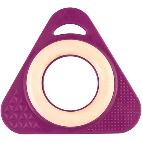 Little Big Things - Hochet Triangle Tri0+ lila - ELEMENTS FOR KIDS GMBH