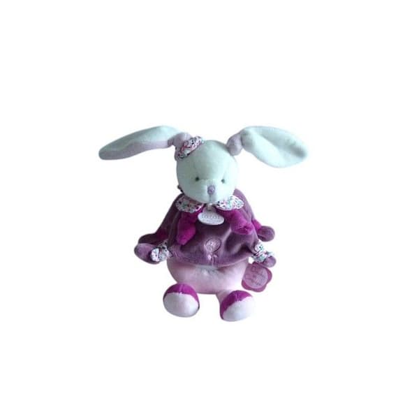 Cherry Rattle The Rabbit - DOUDOU ET COMPAGNIE - Generation Doudou Collection - Rosa - 19cm