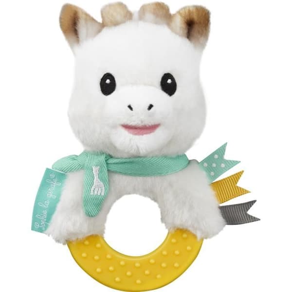 Sophie la girafe - Plysch skallra att tugga på