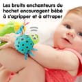 Miniatyrbild 3 av 3: Skallor för handleder och fötter - TOMY/LAMAZE - Gul - Från födseln - Band och klockor
