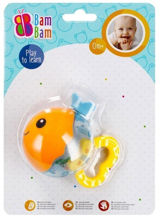 BAM BAM fisk skallra