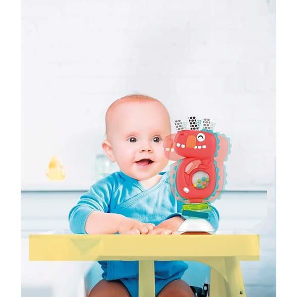 Muziekdino Rattle - CLEMENTONI - Röd - Baby - Plast