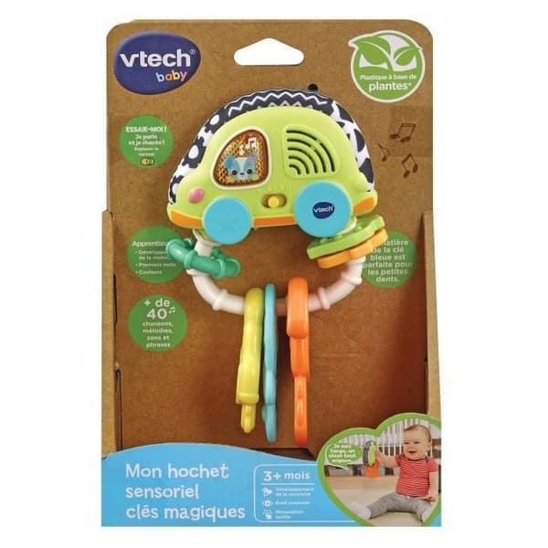 Vtech Baby Magic Keys Sensorisk Skallra i bioplast