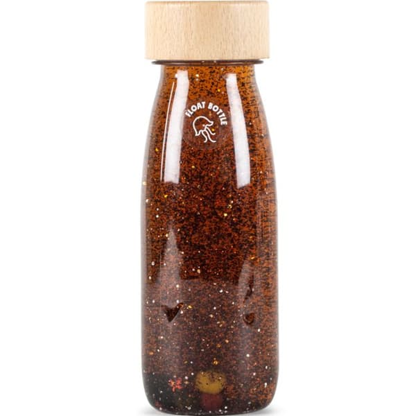Petit Boum - Sensorisk flaska Float Brun - COOL KIDS PROJECT