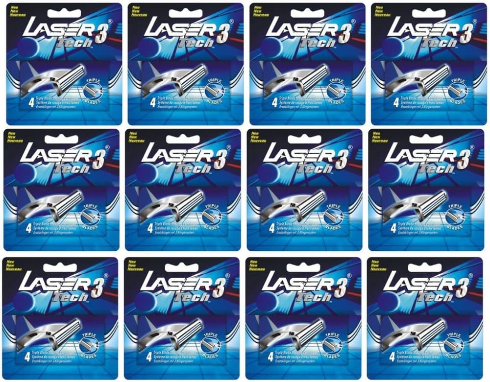 Rakblad 48-pack till Laser Tech3 rakhyvel, passar till Sensor 3
