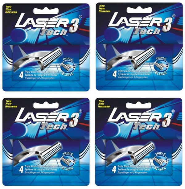 16-pack rakblad, passar till Gillette Sensor3, Sensor 3