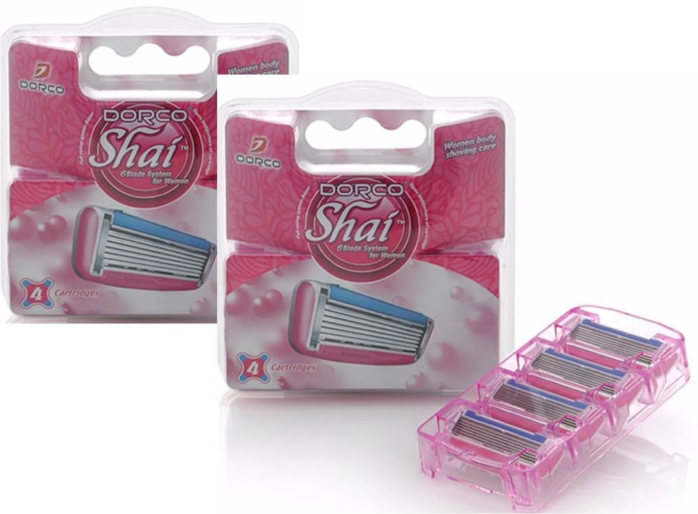 8st Dorco Shai rakblad, 6-bladiga Dorco Shai6 rakblad