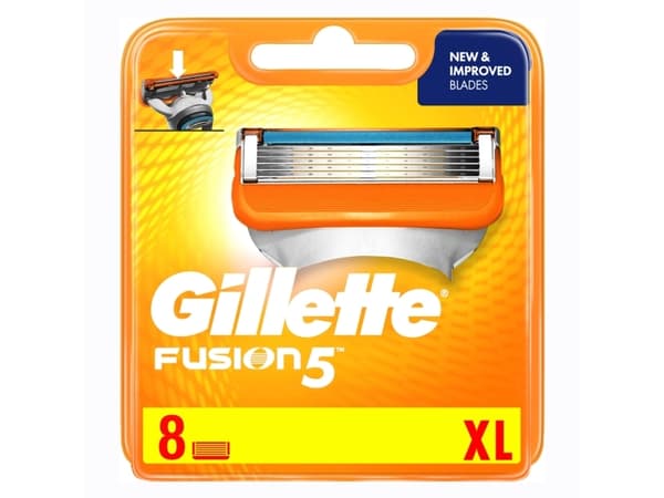 Gillette Fusion -  barberklinge til ham - 5 klinger (pakke med 8)