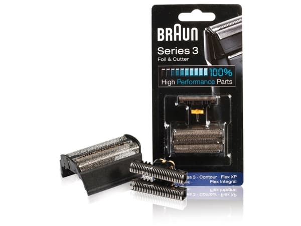 Braun Series 3 BR-KP505, partakone, 1 hoved(er), lajittelu, muovia, metallia, Braun, sopii parranajokoneisiin 380, 360, 5877, 5874, 5775, 5770, 5715,
