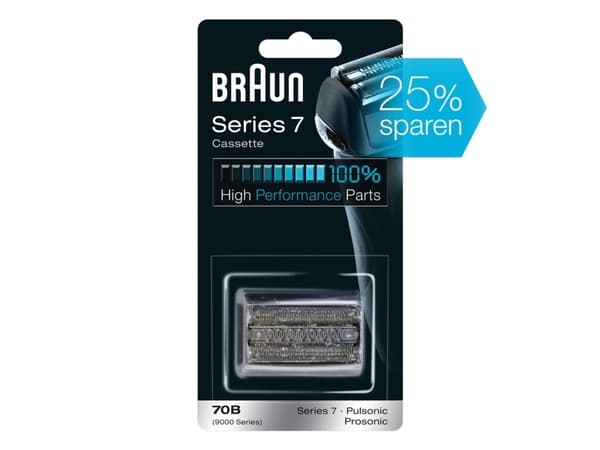 Braun Series 7 70B - Barberklinge - parranajokone - lajittelu - Pulsonic 9565, 9585, 9595, Slim; Series 7:lle