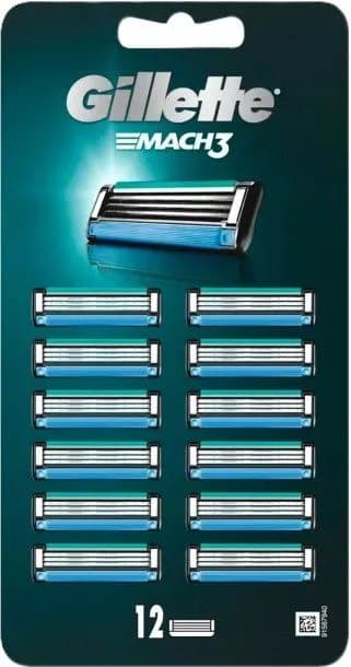 Gillette Mach 3 rakblad - 12-pack