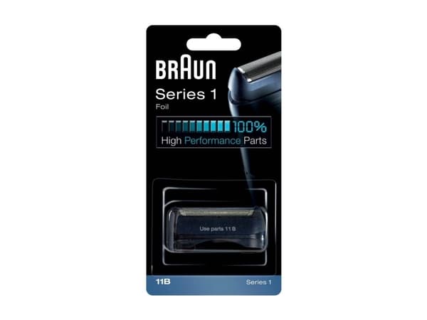 Braun Series 1 11B - Reservefolie og -skjærer - for barbermaskin - mørk blå - for Braun Series 1