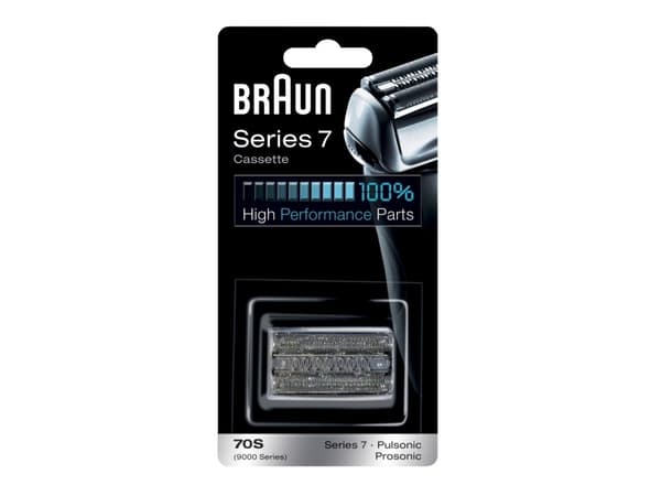 Braun 70S for Series 7 7091069, Parranajopää, 1 pää(t), Hopea, 18 kuukautta, Saksa, Braun