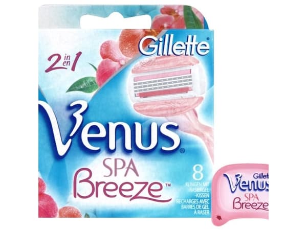 Gillette Women Venus Breeze SPA, 8 huvuden
