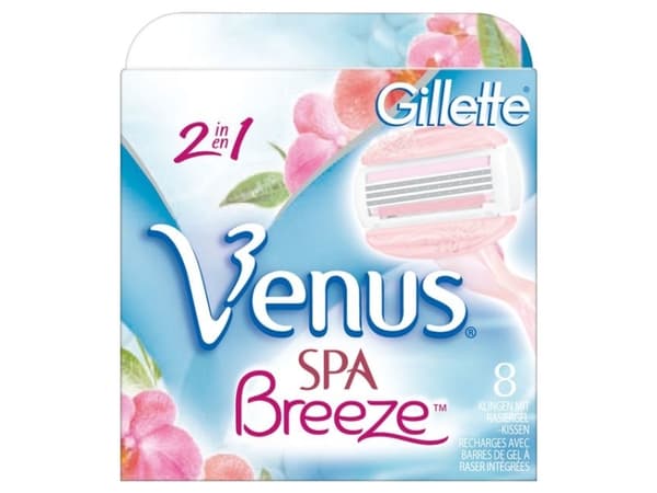 Gillette Women Venus Breeze SPA, 8 huvuden