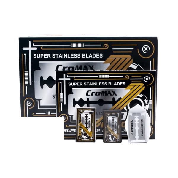 Rakblad Premium Dubbelrakblad Stainless Steel Barber