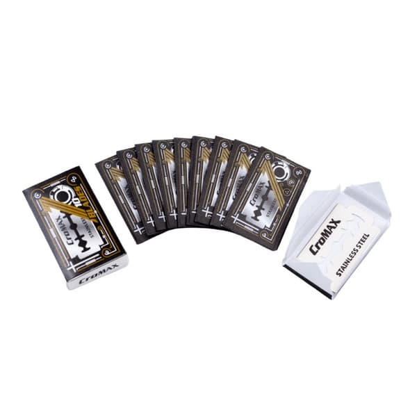 Rakblad Premium Dubbelrakblad Stainless Steel Barber