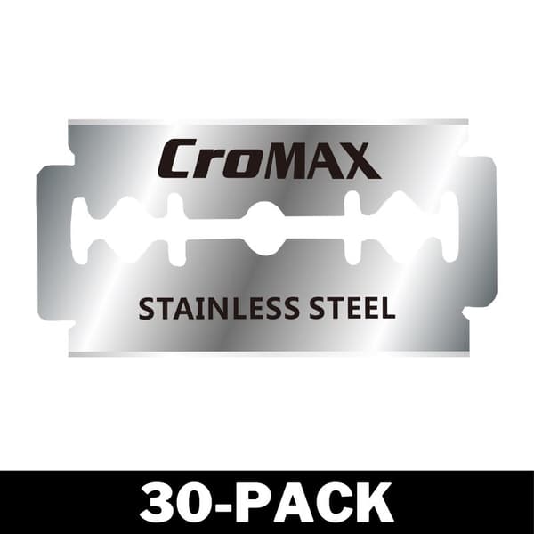 Rakblad Premium Dubbelrakblad Stainless Steel Barber 30-Pack