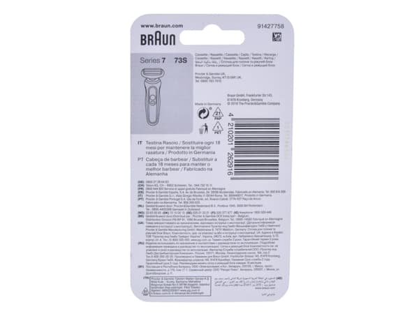 Folie+Cutterblock 73s for Braun Series 7 barbermaskiner