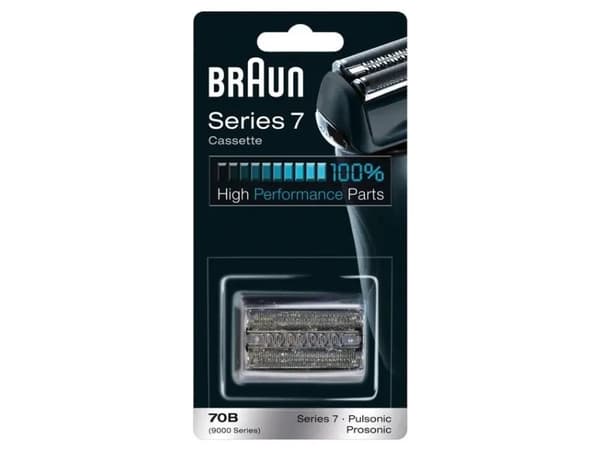 Braun Series 7 70B - Rakfolie - för rakapparat - svart - för Pulsonic 9565, 9585, 9595, Slim; Series 7