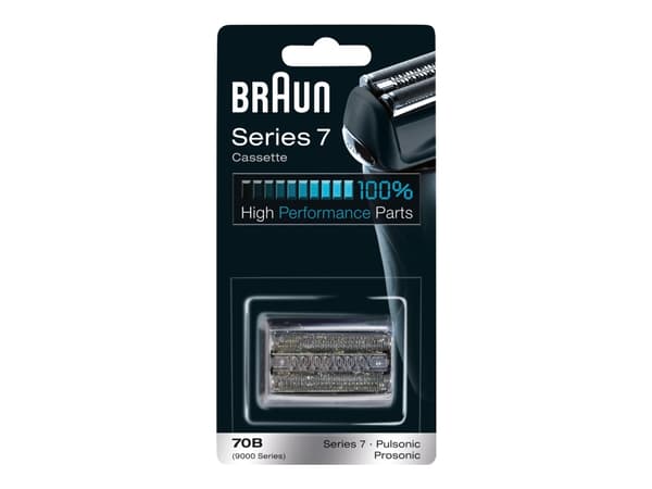 Braun Series 7 70B - Rakfolie - för rakapparat - svart - för Pulsonic 9565, 9585, 9595, Slim; Series 7