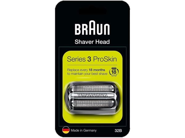 Braun 32B - Barberingshode - for barbermaskin - svart - for Braun Series 3
