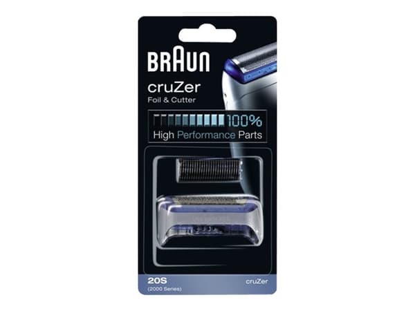 Braun Cruzer 20S - Reservefolie og -skjærer - for barbermaskin - for Braun cruZer; Series 1