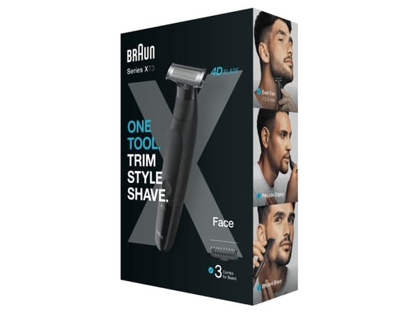 Braun XT3100, svart, 1 mm, 3 mm, 1 mm, rostfritt stål, CE