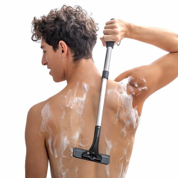 Bodyshaver til rygbarbering med udtrækkeligt håndtag Extaver InnovaGoods