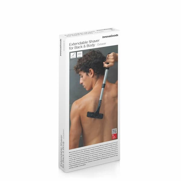Bodyshaver til rygbarbering med udtrækkeligt håndtag Extaver InnovaGoods