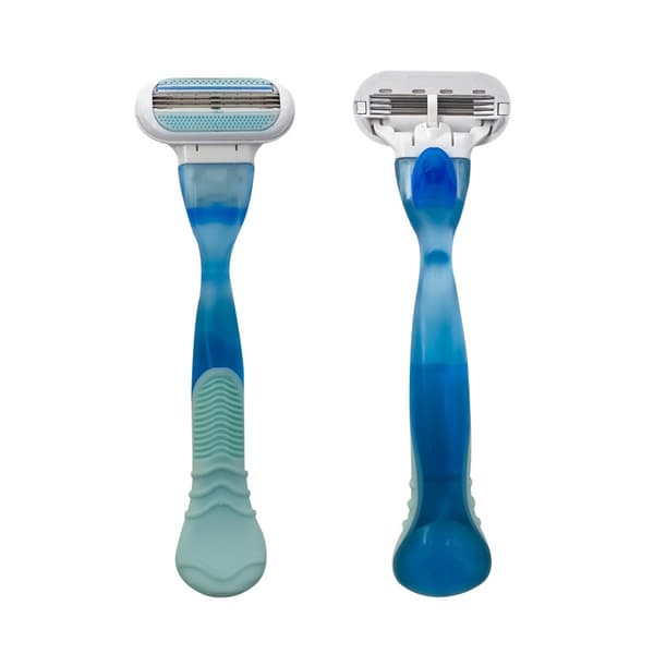 Barbersett for Kvinner - Håndtak og 4 blader, Kompatibelt med Gillette Venua