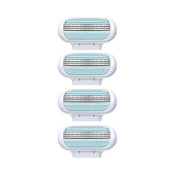 Parranajosetti Naisille - Kahva ja 8 Terää, Yhteensopiva Gillette Venus -terien