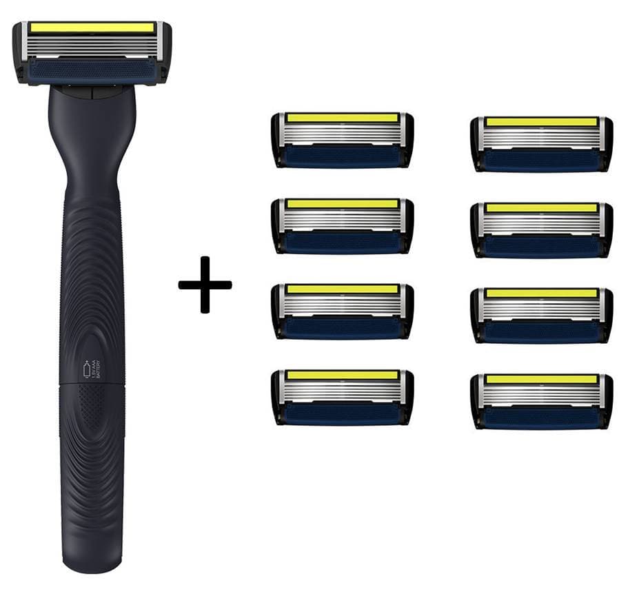 Rakhyvel för män + 9 rakblad, Dorco Pace6 Power