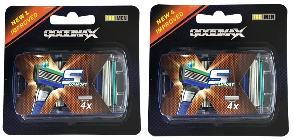 Rakblad för män 8-pack Goodmax5