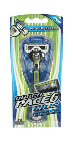 Rakhyvel för män inkl 2st rakblad Pace6 Plus