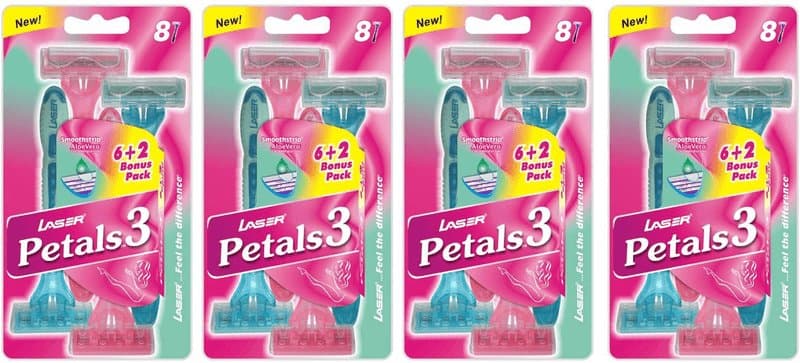 Rakhyvel för tjejer, kvinnor 32-pack Petals3
