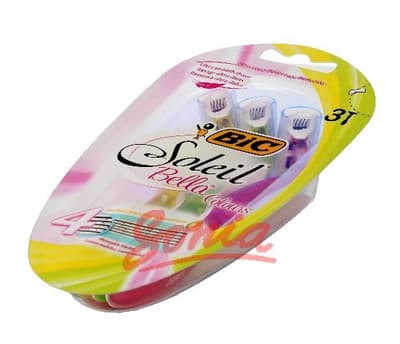 Razor Bic Soleil Bella 1op.-4 Colors 3pcs